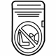 Mercedes-Benz 205-817-03-00 Air Bag Label Mercedes-Benz 205-817-03-00 Air Bag Label