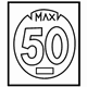 Mercedes-Benz 170-584-00-38 Spare Tire Label Mercedes-Benz 170-584-00-38 Spare Tire Label