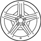 Mercedes-Benz 230-401-52-02-80 Wheel Mercedes-Benz 230-401-52-02-80 Wheel