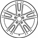 Mercedes-Benz 6-6-47-4431 Wheel Mercedes-Benz 6-6-47-4431 Wheel