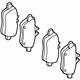 Mercedes-Benz 000-420-76-04-90 Brake Pads Mercedes-Benz 000-420-76-04-90 Brake Pads