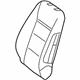 Mercedes-Benz 176-910-20-08-64-8S05 Seat Back Cover Mercedes-Benz 176-910-20-08-64-8S05 Seat Back Cover