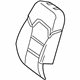 Mercedes-Benz 246-910-52-02 Seat Back Pad Mercedes-Benz 246-910-52-02 Seat Back Pad