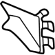 Mercedes-Benz 232-880-43-03 Deflector Panel Mercedes-Benz 232-880-43-03 Deflector Panel