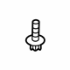 Mercedes-Benz 910143-008003-64 Catalytic Converter Rear Bolt Mercedes-Benz 910143-008003-64 Catalytic Converter Rear Bolt