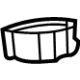 Mercedes-Benz 223-680-64-05 Ashtray Holder Mercedes-Benz 223-680-64-05 Ashtray Holder