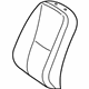 Mercedes-Benz 216-910-01-47-7H91 Seat Back Cover Mercedes-Benz 216-910-01-47-7H91 Seat Back Cover