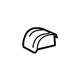 Mercedes-Benz 246-923-18-00-7H52 Trim Cover Mercedes-Benz 246-923-18-00-7H52 Trim Cover
