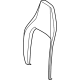 Mercedes-Benz 232-920-62-01-1D13 Seat Back Cover Mercedes-Benz 232-920-62-01-1D13 Seat Back Cover