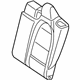 Mercedes-Benz 117-920-17-00-64-9D88 Seat Back Cover Mercedes-Benz 117-920-17-00-64-9D88 Seat Back Cover