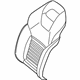 Mercedes-Benz 231-910-08-47-3E03 Seat Back Cover Mercedes-Benz 231-910-08-47-3E03 Seat Back Cover