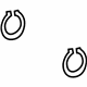 Mercedes-Benz 900055-030301 Bearing Snap Ring Mercedes-Benz 900055-030301 Bearing Snap Ring