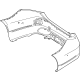 Mercedes-Benz 223-885-97-00-9999 Bumper Cover Mercedes-Benz 223-885-97-00-9999 Bumper Cover
