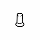 Mercedes-Benz 000-991-30-32 Lower Weatherstrip Rivet Mercedes-Benz 000-991-30-32 Lower Weatherstrip Rivet
