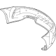 Mercedes-Benz 190-885-13-03-9999 Bumper Cover Mercedes-Benz 190-885-13-03-9999 Bumper Cover