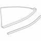 Mercedes-Benz 205-670-21-01 Quarter Glass Mercedes-Benz 205-670-21-01 Quarter Glass