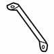 Mercedes-Benz 166-620-05-85 Lower Impact Bar Brace Mercedes-Benz 166-620-05-85 Lower Impact Bar Brace