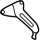 Mercedes-Benz 290-827-01-00 Woofer Rear Bracket Mercedes-Benz 290-827-01-00 Woofer Rear Bracket