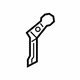 Mercedes-Benz 205-910-01-23 LEVER, HEIGHT ADJUSTMENT Mercedes-Benz 205-910-01-23 LEVER, HEIGHT ADJUSTMENT