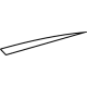 Mercedes-Benz 290-698-30-00 Rear Molding Mercedes-Benz 290-698-30-00 Rear Molding