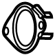 Mercedes-Benz 177-492-04-00 Converter & Pipe Gasket Mercedes-Benz 177-492-04-00 Converter & Pipe Gasket