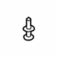 Mercedes-Benz 201-990-02-92-9051 Trunk Trim Panel Rivet Mercedes-Benz 201-990-02-92-9051 Trunk Trim Panel Rivet