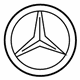Mercedes-Benz 216-758-00-58 Emblem Mercedes-Benz 216-758-00-58 Emblem