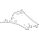 Mercedes-Benz 254-690-17-01-1D03 Rear Pillar Trim Mercedes-Benz 254-690-17-01-1D03 Rear Pillar Trim