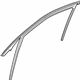 Mercedes-Benz 292-725-01-25 Run Channel Mercedes-Benz 292-725-01-25 Run Channel