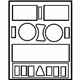 Mercedes-Benz 170-680-28-36-4600 Upper Trim Panel Mercedes-Benz 170-680-28-36-4600 Upper Trim Panel