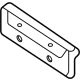 Mercedes-Benz 167-885-89-09 LICENSE PLATE HOLDER Mercedes-Benz 167-885-89-09 LICENSE PLATE HOLDER