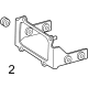 Mercedes-Benz 463-500-59-31 Transmission Cooler Bracket Mercedes-Benz 463-500-59-31 Transmission Cooler Bracket