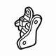 Mercedes-Benz 166-720-01-37 Upper Hinge Mercedes-Benz 166-720-01-37 Upper Hinge