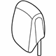 Mercedes-Benz 205-970-27-01-3D94 Headrest Mercedes-Benz 205-970-27-01-3D94 Headrest
