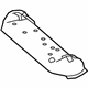 Mercedes-Benz 166-682-31-71 Heat Shield Mercedes-Benz 166-682-31-71 Heat Shield