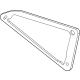 Mercedes-Benz 167-826-02-00 Rear Lamp Assembly Gasket