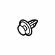 Mercedes-Benz 001-991-64-98 Rear Pillar Trim Retainer Clip Mercedes-Benz 001-991-64-98 Rear Pillar Trim Retainer Clip
