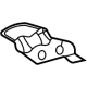 Mercedes-Benz 223-880-07-00 Center Bracket Mercedes-Benz 223-880-07-00 Center Bracket