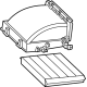 Mercedes-Benz 254-830-04-00 Air Inlet Assembly Mercedes-Benz 254-830-04-00 Air Inlet Assembly