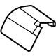 Mercedes-Benz 167-920-09-02-3D16 OUTER COV., RR SEAT BACKR Mercedes-Benz 167-920-09-02-3D16 OUTER COV., RR SEAT BACKR