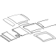 Mercedes-Benz 236-780-14-00 SLIDING SUNROOF FRAME Mercedes-Benz 236-780-14-00 SLIDING SUNROOF FRAME