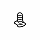 Mercedes-Benz 124-898-07-65 Spare Tire Retainer Screw Mercedes-Benz 124-898-07-65 Spare Tire Retainer Screw