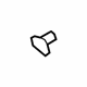 Mercedes-Benz 210-990-01-50 Rear Deflector Grommet Mercedes-Benz 210-990-01-50 Rear Deflector Grommet