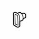 Mercedes-Benz 221-733-05-94 Check Strap Cover Mercedes-Benz 221-733-05-94 Check Strap Cover
