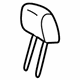 Mercedes-Benz 210-970-16-50-9B50 Headrest Mercedes-Benz 210-970-16-50-9B50 Headrest
