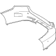 Mercedes-Benz 297-885-66-00-9999 Bumper Cover Mercedes-Benz 297-885-66-00-9999 Bumper Cover