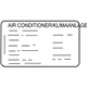 Mercedes-Benz 203-817-13-20 A/C Label Mercedes-Benz 203-817-13-20 A/C Label
