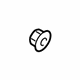 Mercedes-Benz 000000-003477-64 Front Seat Air Bag Nut Mercedes-Benz 000000-003477-64 Front Seat Air Bag Nut