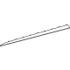 Mercedes-Benz 167-698-00-01 Front Molding Mercedes-Benz 167-698-00-01 Front Molding