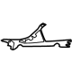 Mercedes-Benz 232-919-12-00-8T92 COVER, HEIGHT ADJUSTMENT Mercedes-Benz 232-919-12-00-8T92 COVER, HEIGHT ADJUSTMENT